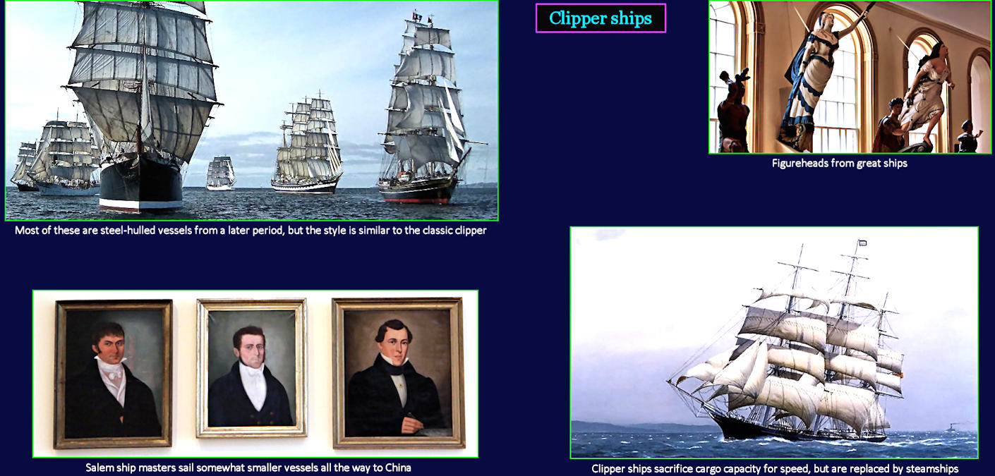 Clipper ships, 1850s